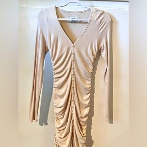 Princess Polly LONG SLEEVE RIBBED DRESS in Rose! LIKE NEW 💙